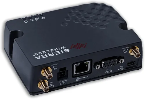 Vista 2 de Sierra Wireless AirLink RV55 1104302 Router LTE-A Pro resistente con Wi-Fi. América del Norte. Alimentación CC