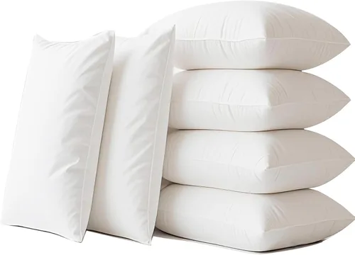 Vista 7 de Protectores de almohada impermeables estándar 20x28 pulgadas 4 unidades con cremallera totalmente sellada, funda para almohada a prueba de polvo