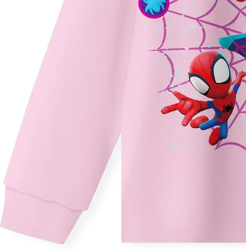 Vista 3 de Byriady Conjunto de pantalones para niñas, disfraz de dibujos animados, camiseta y pantalones, ropa de juego casual para niños de 2 a 7 años