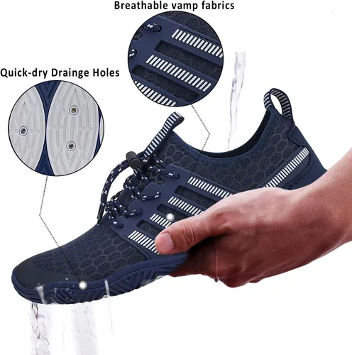 Vista 3 de Wyhan - Zapatos de agua para hombre y mujer, secado rápido, calcetines acuáticos, zapatos de buceo para playa, natación, surf, piscina, yoga