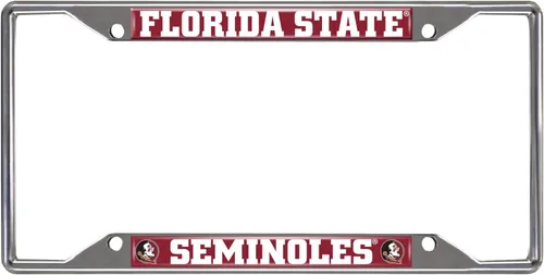 Vista 19 de FANMATS NCAA - Marco de matrícula de metal cromado unisex para adultos