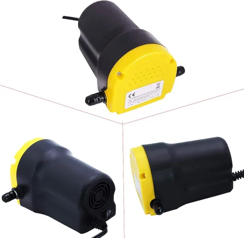 Vista 3 de Bomba de cambio de aceite mejorada de 12 V 60 W, bomba de transferencia de aceite extractor (rápidamente) succión de líquido diésel para cambiar