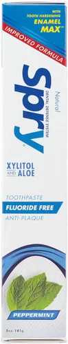 Vista 7 de Spry Pasta dental natural de xilitol de 5 onzas para adultos y niños, sin flúor, suave para blanquear y remineralizar dientes sensibles, refrescar