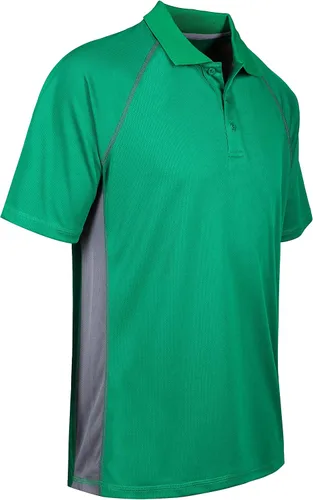 Vista 2 de Camiseta Polo de golf, de alto rendimiento, absorbentes de la humedad, de manga corta, para hombres, con bloqueo lateral, tallas grandes M-7XL