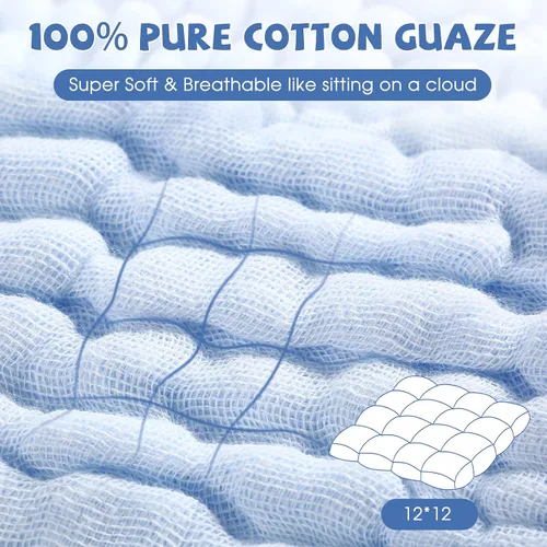 Vista 5 de MUKIN Toallitas para bebé, paños suaves para recién nacidos, toallitas de baño absorbentes, paños o toallas para eructos, lista de regalos de bebé