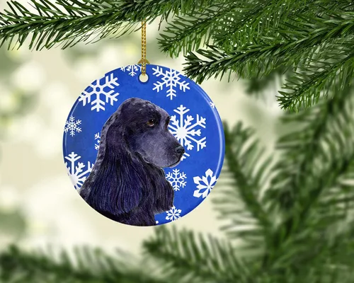 Vista 30 de Caroline's Treasures Cavalier Spaniel - Adorno de cerámica para colgar en el árbol de Navidad, para el hogar, Navidad, fiestas, regalo, 3 pulgadas