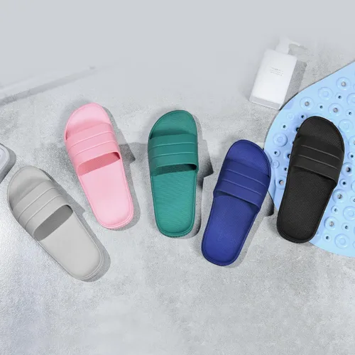 Vista 6 de clootess Zapatos de ducha para hombres y mujeres, sandalias para el hogar, pantuflas de baño, interiores, casa, piscina, dormitorio universitario