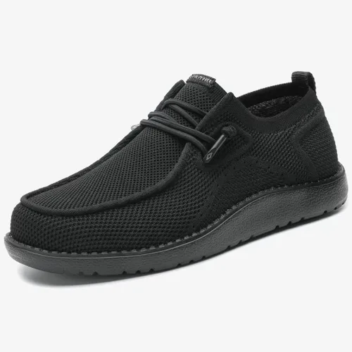 Vista 3 de 1TAZERO Zapatos casuales para hombre con plantillas de soporte de arco, mocasines para fascitis plantar