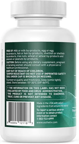 Vista 3 de ESTHELIV® Advanced Liver Detox - 60 cápsulas vegetales