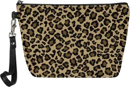 Vista 9 de Howilath Novedad Impreso Elegante Bolso Cosmético De Las Mujeres, Perros Animales Perezoso Diseño Floral Niña Trapezoide Cosméticos Bolsa De