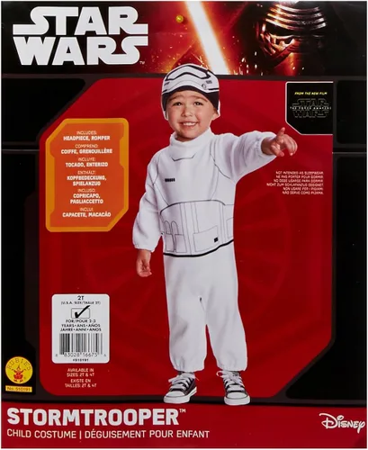 Vista 2 de Star Wars The Force Awakens Stormtrooper Toddler Costume