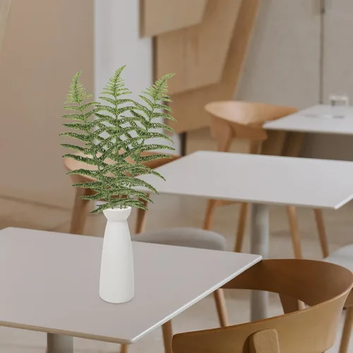 Vista 7 de Púas y aerosoles para árbol de Navidad: hojas de purpurina de Navidad, hojas artificiales con purpurina, adorno colgante para árbol de Navidad