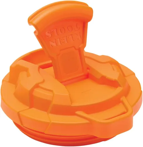 Vista 11 de Klein Tools 55580 - Vaso de acero inoxidable con tapa abatible, taza de vacío de doble pared de 20 oz para comerciantes, con funda antideslizante