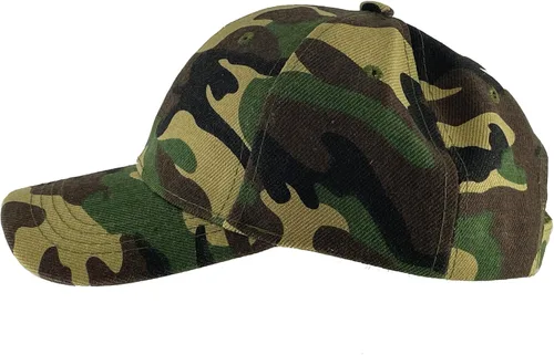 Vista 3 de TOP HEADWEAR Sombrero de béisbol ajustable con cierre de velcro para niños en blanco