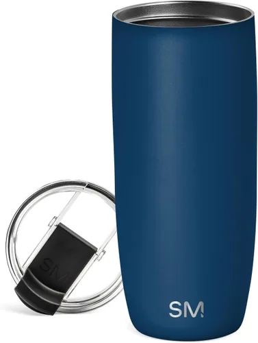 Vista 27 de Simple Modern Taza de café de viaje Tumbler con tapa abatible Reutilizable, aislada, de acero inoxidable, taza de café helado Cold Brew, termo
