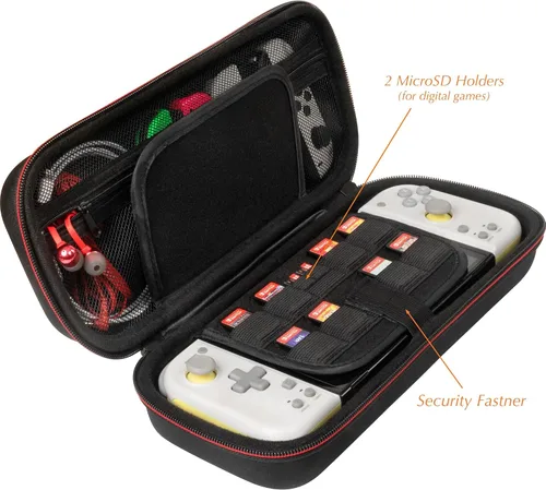 Vista 2 de ButterFox Funda de transporte para Hori Split Pad Compact, 20 soportes de ranura de juego (18 físicos + 2 digitales), compatible tanto