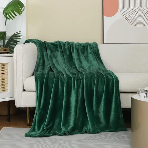 Vista 12 de JIAHANNHA Manta de forro polar de franela (50 x 60 pulgadas), manta beige para sofá o cama, 280 GSM, manta de felpa súper suave, acogedora y ligera
