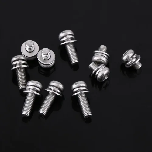 Vista 8 de Juego de tornillos y tuercas de acero inoxidable 304 tornillos de cabeza plana Kit surtido de tuercas M2 M2.5 M3 M4 M5
