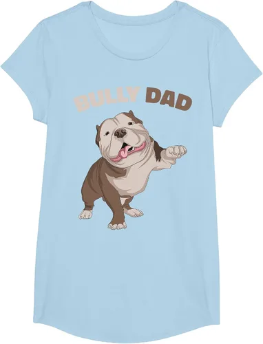Vista 55 de American Bully Dad Dog Owner Father Funny Men T-Shirt Asphalt Grey