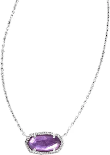 Vista 129 de Kendra Scott - Collar Elisa con dije para mujer, joyería de moda, chapado en oro de 14 quilates