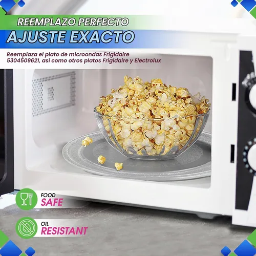 Vista 5 de Placa de repuesto para microondas de 13.5 pulgadas, se adapta a 5304464116 Frigidaire, placa giratoria de vidrio para microondas de repuesto exacto