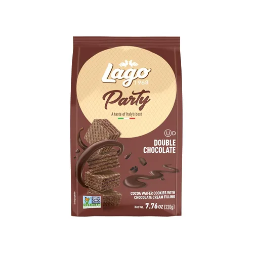 Vista 29 de Gastone Lago Party Wafers, capuchino, 8.82 onzas, galletas italianas de oblea con relleno de crema con sabor a capuchino, verificado sin OMG
