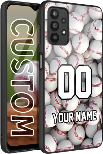 Vista 15 de Funda de goma personalizada con diseño de bandera de Estados Unidos con número de nombre para Samsung Galaxy América Fuego