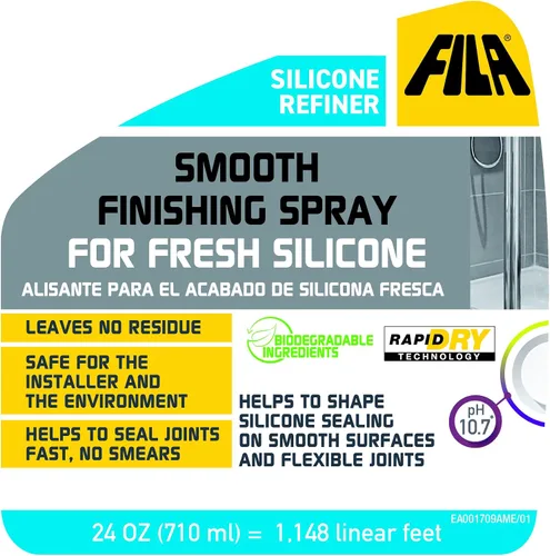 Vista 2 de Fila Surface Care Solutions - Kit de acabado de silicona con spray alisador, herramienta de calafateo incluida, 24 onzas