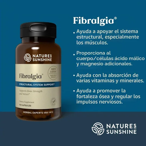 Vista 2 de Nature's Sunshine Fibralgia 90 Cápsulas