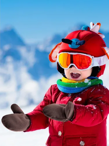 Vista 5 de 3 pares de guantes de forro polar para niños pequeños, guantes cálidos de invierno resistentes al viento, guantes de esquí para niños y niñas