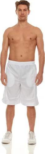 Vista 3 de Starting 5 Pantalones cortos de baloncesto para hombre con bolsillos, pantalones cortos de entrenamiento de gimnasio para hombre, paquete de 4