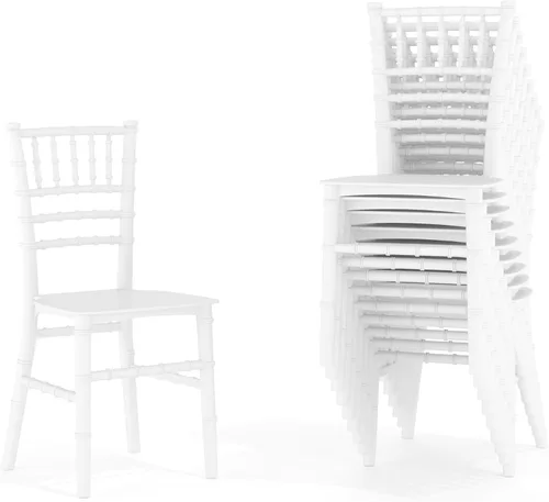 Vista 12 de Flash Furniture Silla Chiavari para Niños de Resina de Cristal Transparente para Fiestas y Eventos para Uso Comercial y Residencial