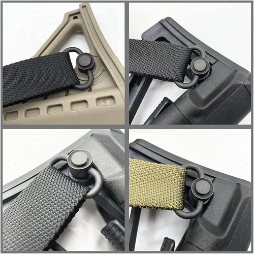 Vista 3 de QD Sling giratorio de 1.25 pulgadas - Accesorio de eslinga resistente para escopeta o rifle
