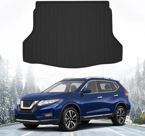 Vista 2 de Forro de carga prémium para Nissan Rogue Crossover 2014-2020 – 100% de protección, alfombrilla de maletero de automóvil de ajuste personalizado
