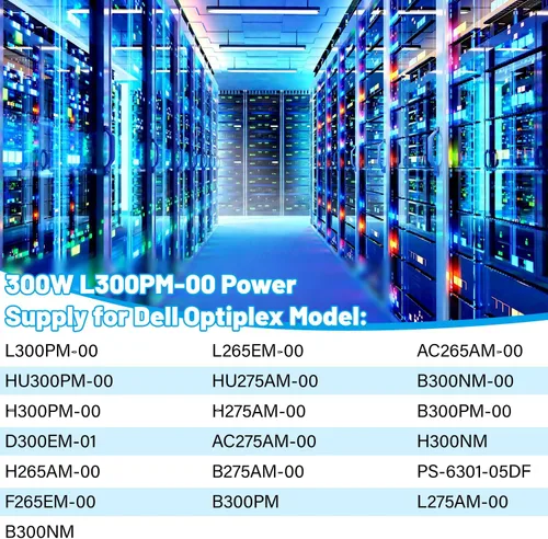 Vista 4 de YEECHUN Reemplazo de fuente de alimentación L300PM-00 de 300 W mejorada para fuente de alimentación Dell 3847 MT/PS-6301-06D G9MTY 0G9MTY L300PM-00