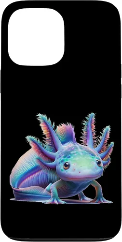 Vista 22 de Carcasa de arte de mundo submarino encantado para iPhone 11 Pro Max con diseño de ajolote mágico