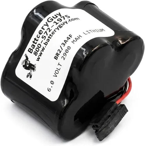 Vista 2 de BatteryGuy BR-2/3A4F - Batería de repuesto PLC de litio de 6 V 2900 mAh equivalente a marca (no recargable)