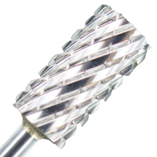 Vista 7 de Medicool Brocas grandes de carburo plateado para uñas de 1/8 pulgadas TWS*CC11M