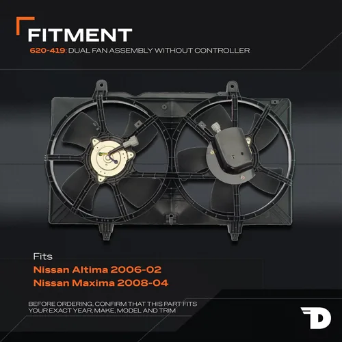 Vista 2 de Dorman 620-419 ventilador para radiador