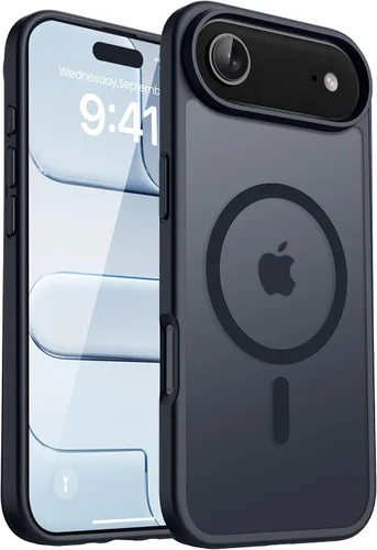 Vista 23 de CACOE Funda magnética para iPhone 12 y iPhone 12 Pro de 6.1 pulgadas - Compatible con MagSafe y soporte magnético para teléfono en el automóvil,