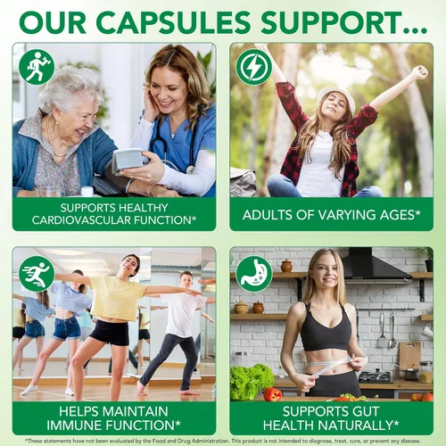 Vista 5 de Cápsulas de extracto de ajo envejecido, cápsulas suaves de ajo de apoyo inmunológico y antioxidante, apoya la salud cardíaca y circulatoria, tómalo