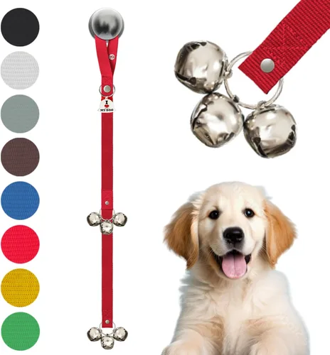 Vista 15 de Caldwell's Pet Supply Co. Campanas para orinal para perros, campanas para puerta de perro, campanas para salir al exterior, campana de entrenamiento