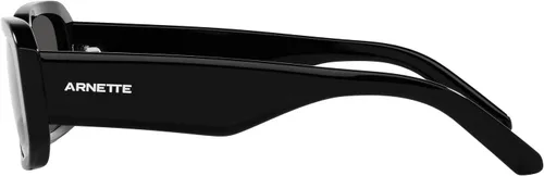 Vista 4 de ARNETTE Gafas de sol para hombre, montura negra, lentes gris oscuro, 2.087 in
