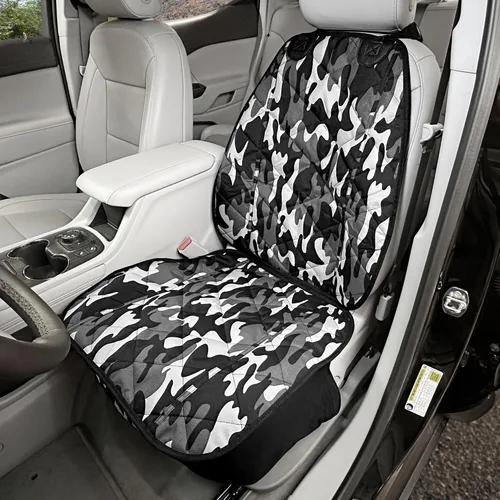 Vista 7 de 4Knines Fundas de Asiento de Coche para Perros – Protector Duradero para Asiento de Capitán y Asiento Delantero para Perros, Funda de Asiento