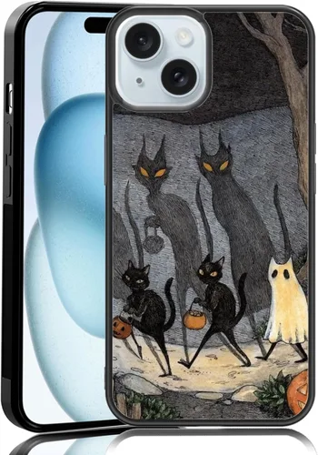 Vista 71 de Elegante funda de teléfono con diseño de gato Marie compatible con iPhone 11, funda de encaje dorado para iPhone, a prueba de golpes, rosa fucsia