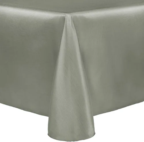Vista 24 de Ultimate Textile Majestic - Mantel ovalado reversible Shantung Satin (60 x 144 pulgadas), color amarillo claro