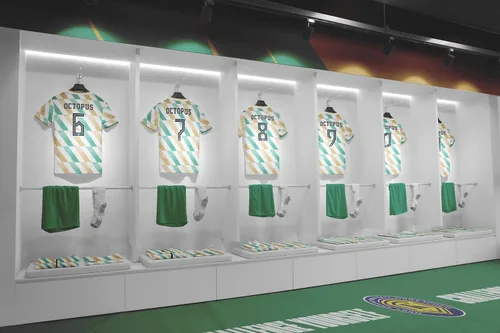 Vista 7 de Los hombres modifican la camiseta de fútbol, personaliza tu propio equipo de fútbol, uniforme de entrenamiento de equipo semi profesional