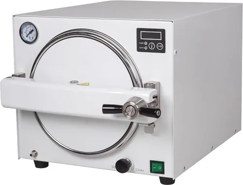 Vista 3 de Equipo de laboratorio de autoclave de vapor de alta presión 18L