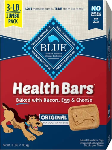 Vista 27 de Blue Buffalo Health Bars Galletas para Perros Crujientes, Horneadas al Horno con Ingredientes Naturales, Calabaza y Canela, Bolsa de 16 onzas