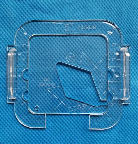 Vista 3 de Plantilla para decorar acolchado, para máquina de coser casera, serie 5